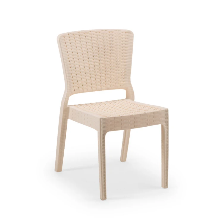 Antares Rattan Chair Cream