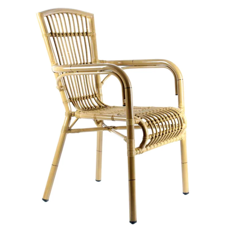 Bamboo Armchair Straw