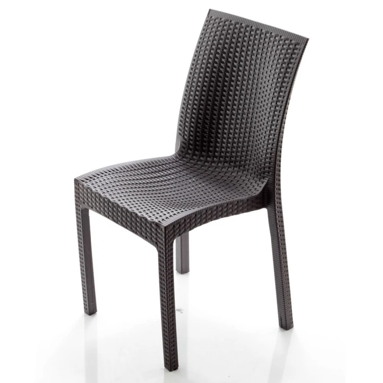 Armless Rattan PP Chair