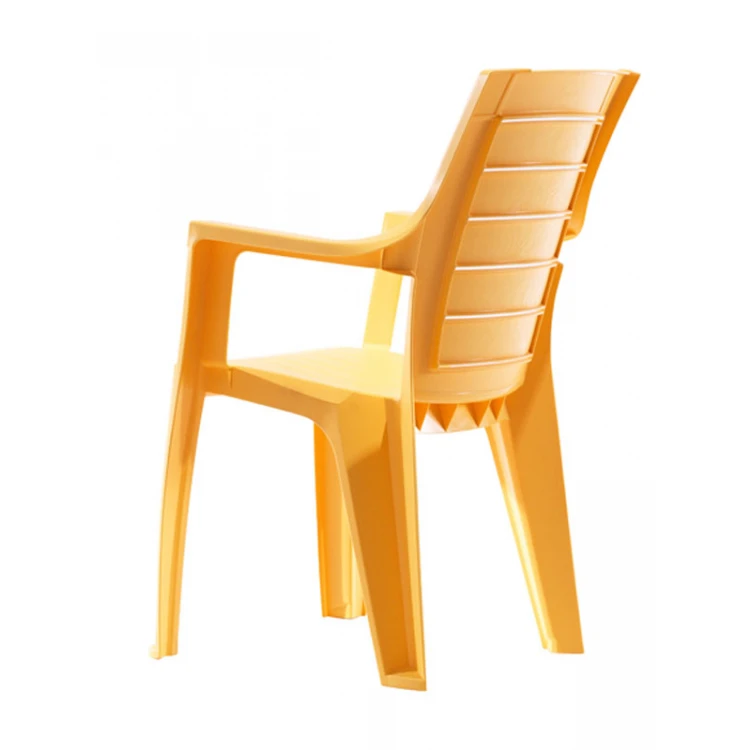 Melissa 2 Arm PP Chair Yellow - Image 3