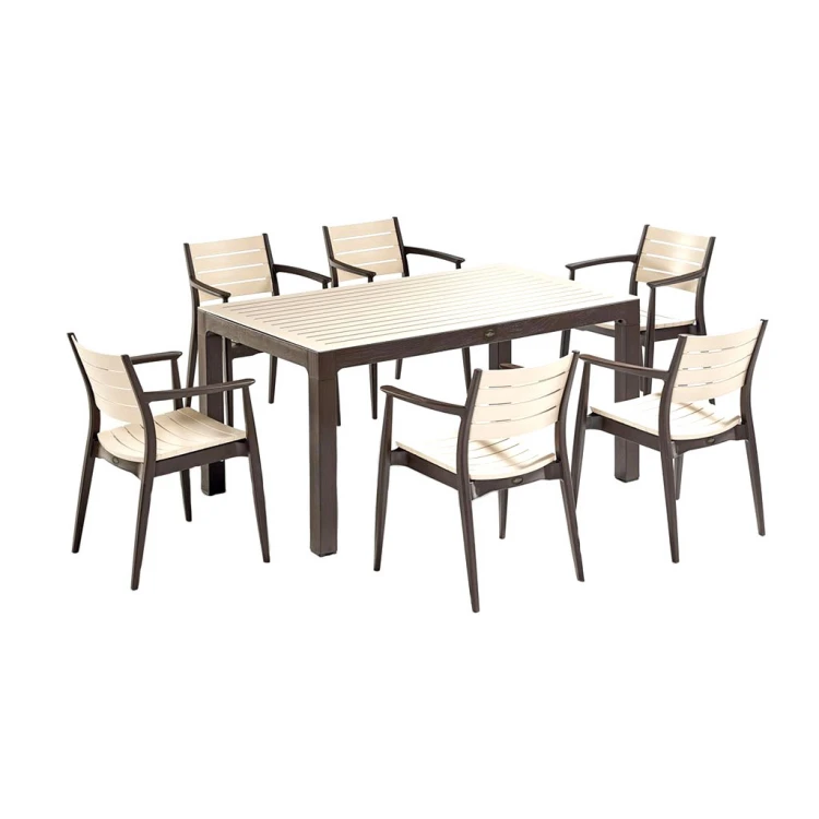 Oslo Table and chair set coffee 150x90