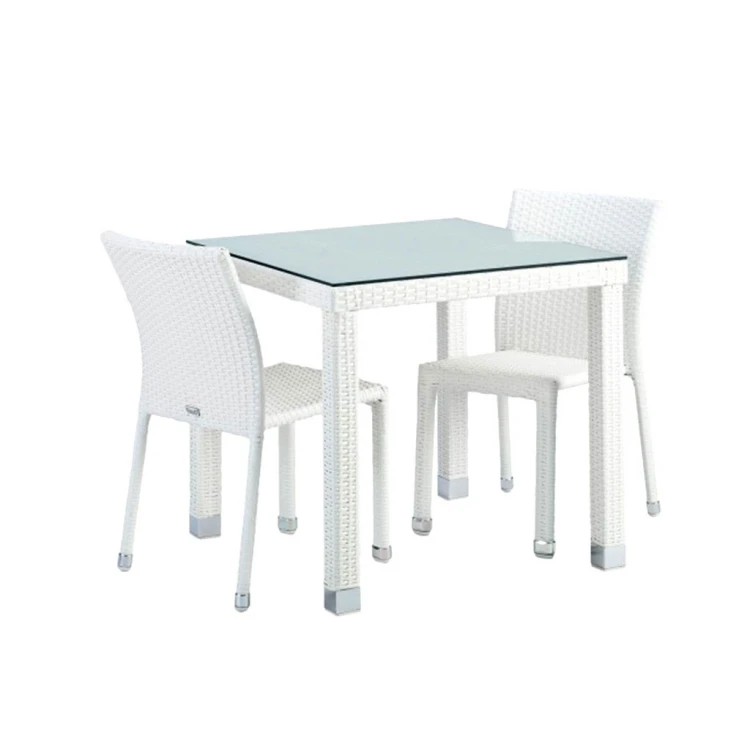 Lily-Solo Armless Rattan Table Chair
