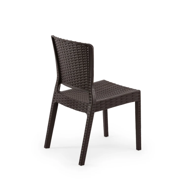 Antares Rattan Chair Brown