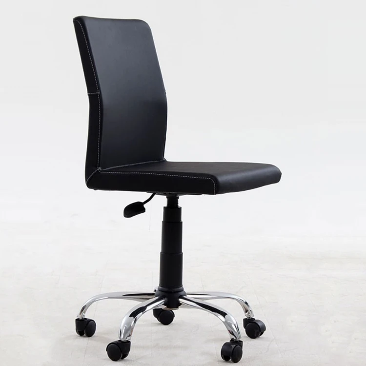 Compan Chrome Computer and Study Chair Black