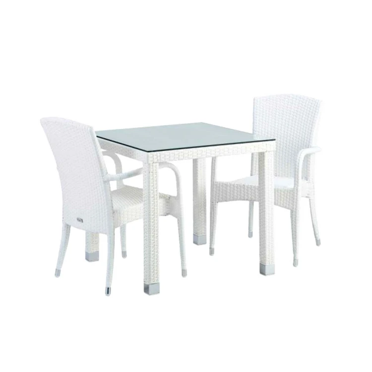 Lily-Kasilya Rattan Table Chair with Arms