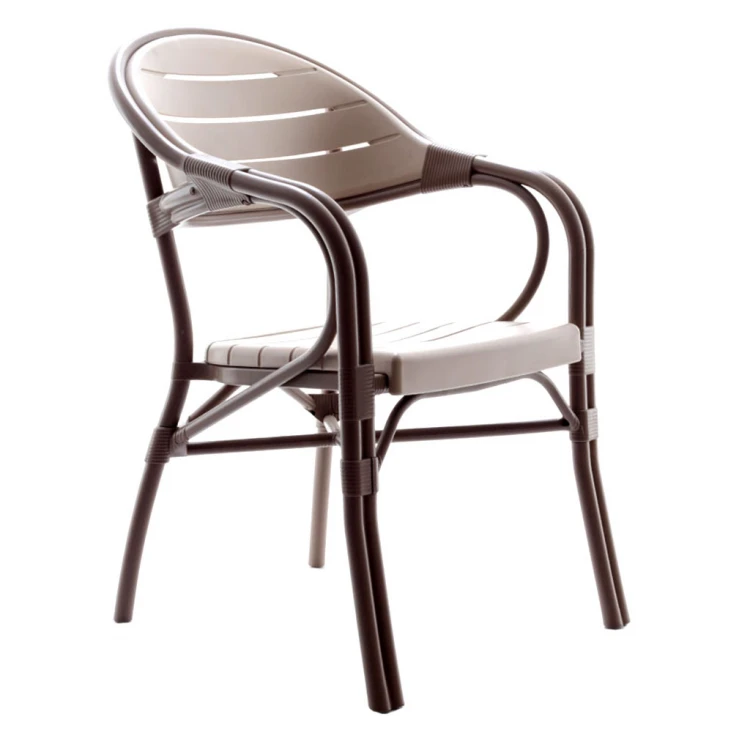 Monreal Polypropylene chair coffee