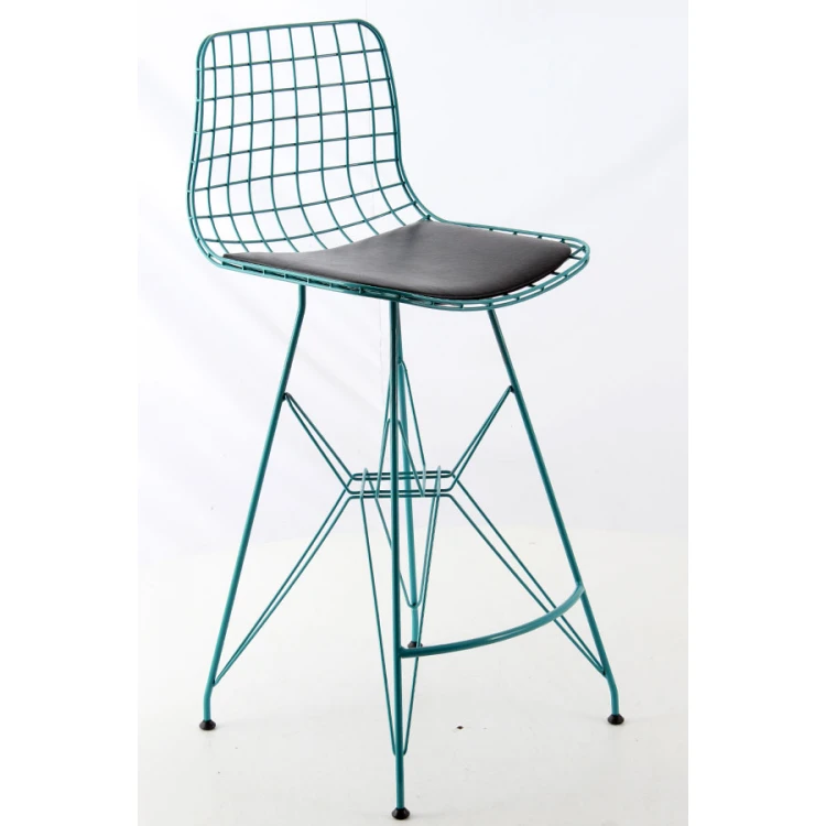 Taylor Metal Bar Chair Turquoise