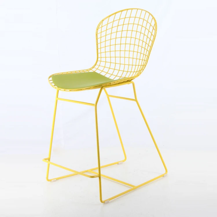 Emeco Metal Bar Chair Yellow