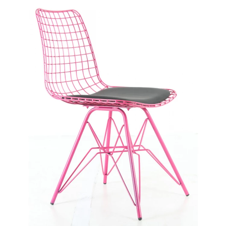 Aymes Metal Chair Pink
