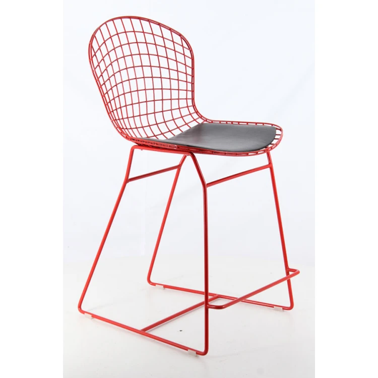 Emeco Metal Bar Chair Red