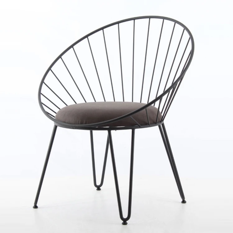 Metal Chair with Opaque Cushion