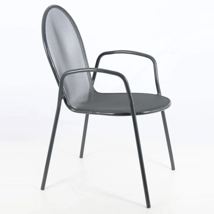 Foça 2 Metal Chair Black