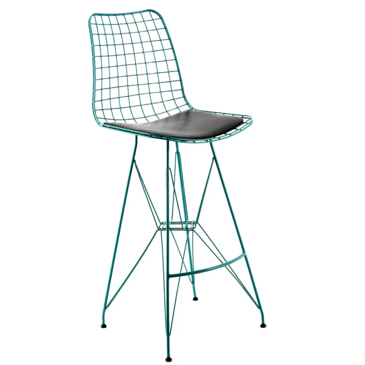 Taylor 2 Metal Bar Chair Turquoise