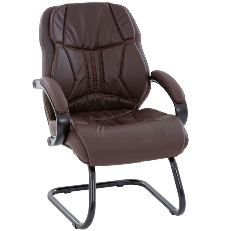 Manager Black Painted U-Legged Waiting and Guest Chair