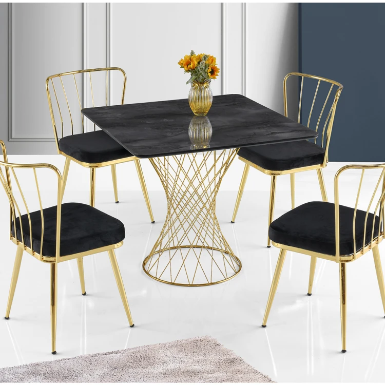 Melvin Table and Chair Set 4+1