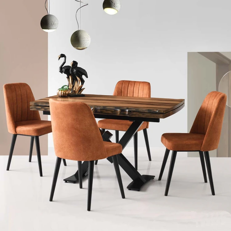 Mihai Table and Chair Set 4+1