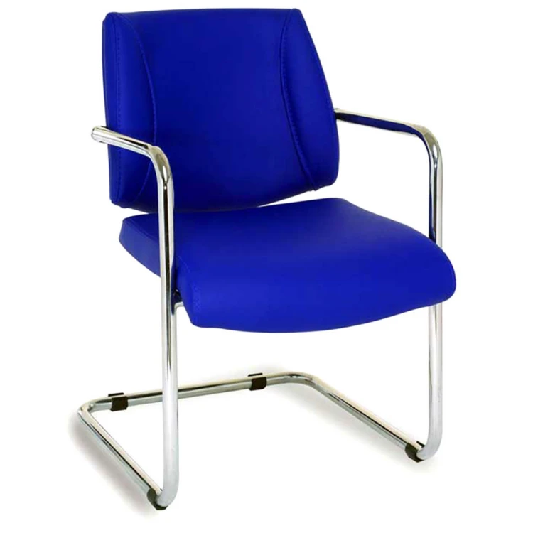 Perge chrome-legged guest chair