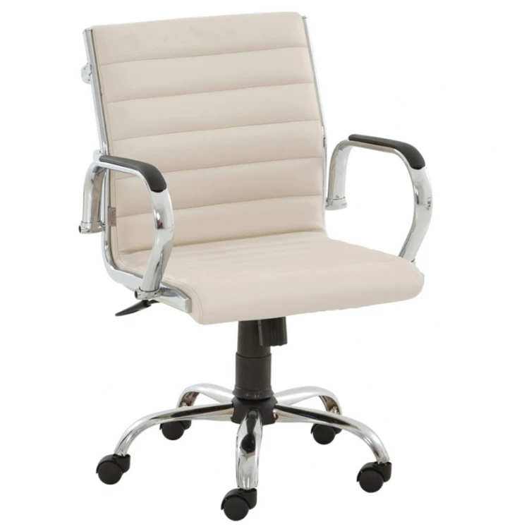 Pullman chrome-legged waiting chair