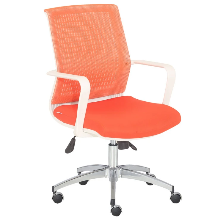 Shad Chrome Leg Task Chair Orange