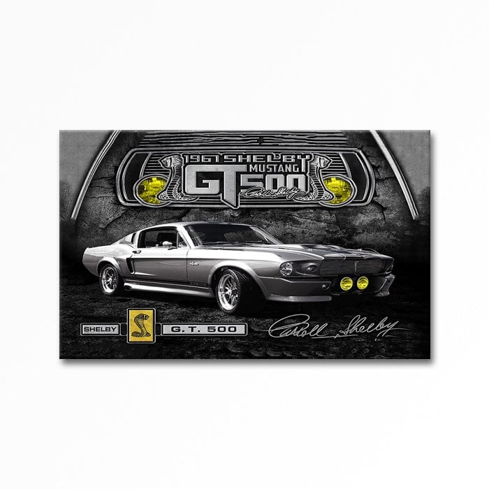Embossed Mustang Painting