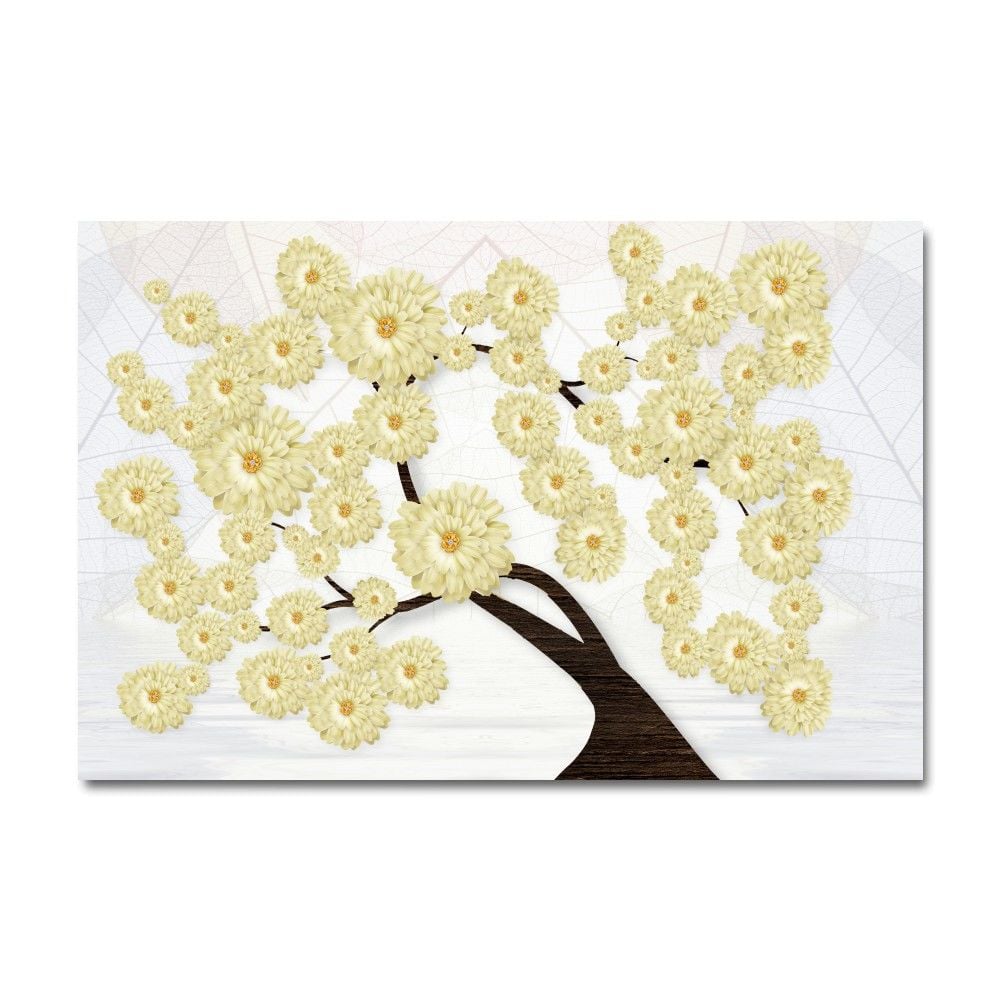 Embossed Flower Painting