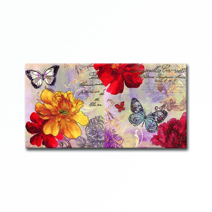 Embossed Colorful Flower Painting