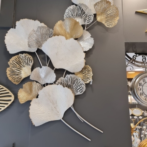 DECORATIVE METAL AUTUMN LEAVES, 113*86 cm
