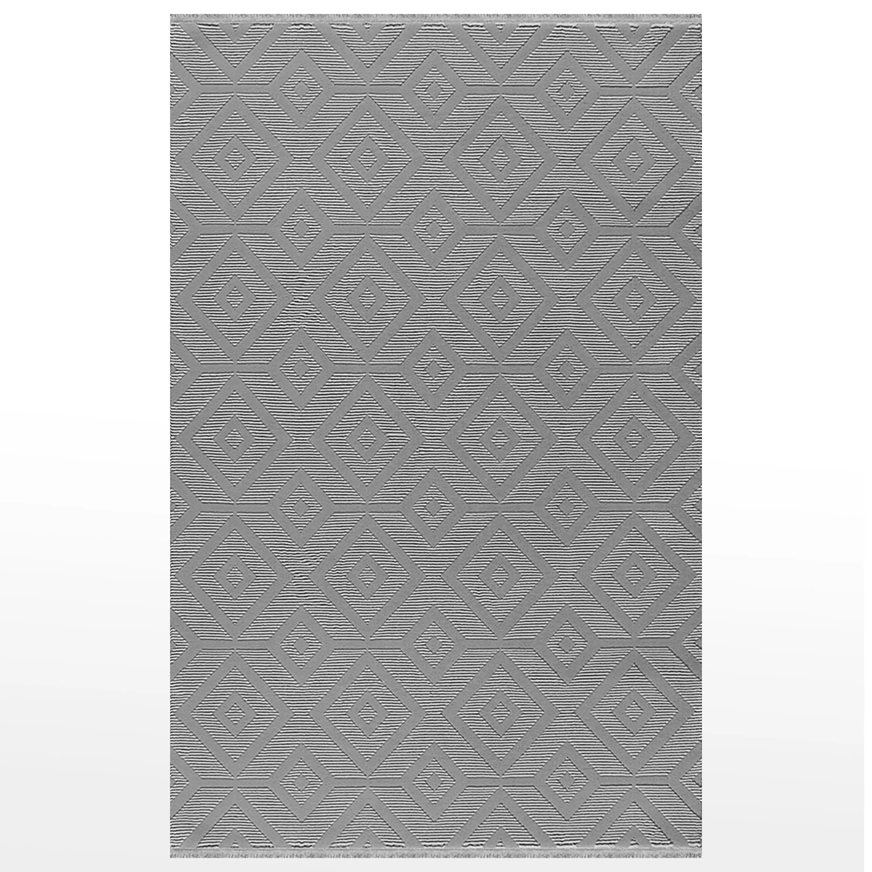 Dinarsu Style 63374 95 Gray Modern Carpet
