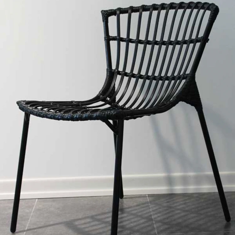 Fera Rattan Chair Black
