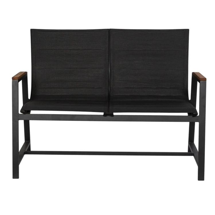 Shift dual Aluminum mesh waiting chair