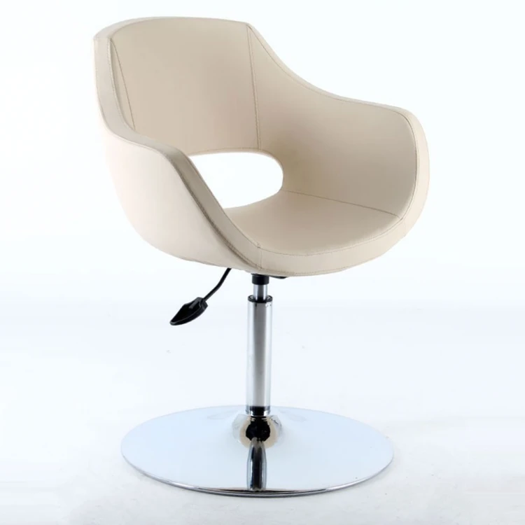 Fiesta Guest and Waiting Chair with Tray Legs Cream