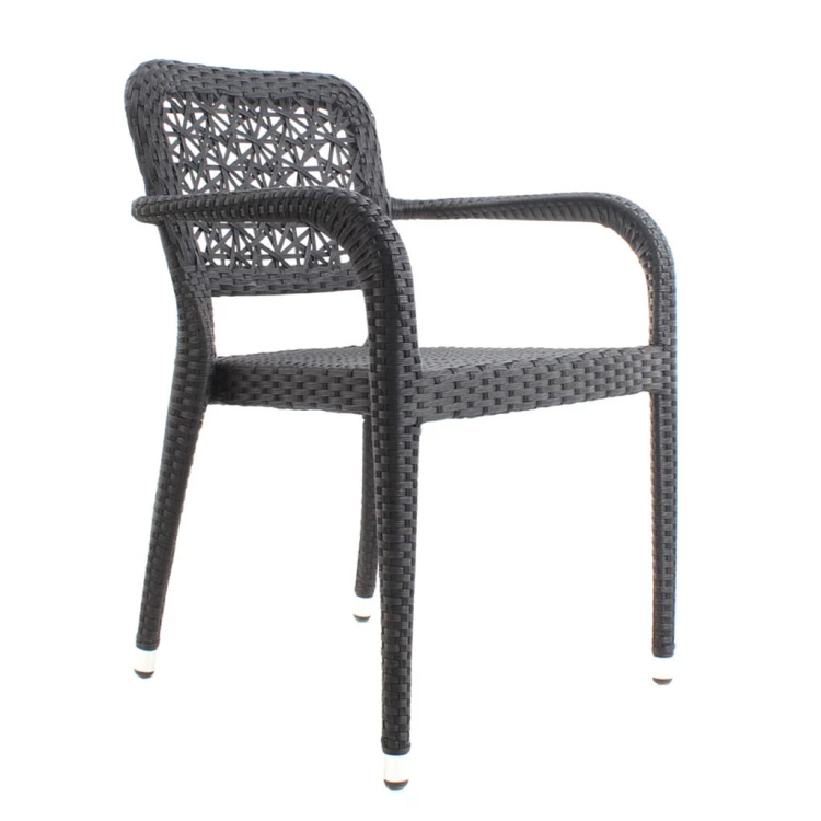 Fien rattan chair black
