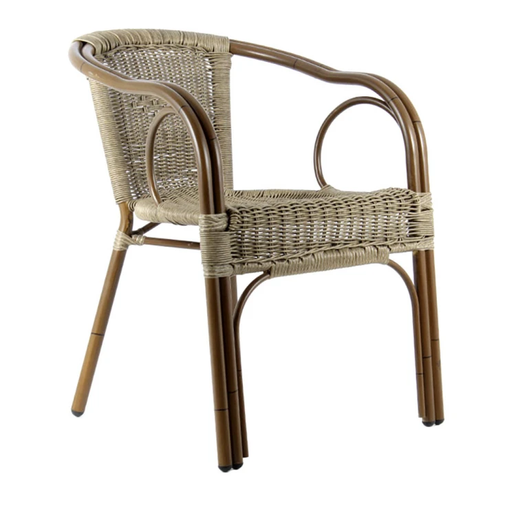 Almond aluminum chair antique 02