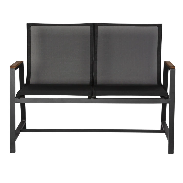 Shift dual Aluminum mesh waiting chair 4
