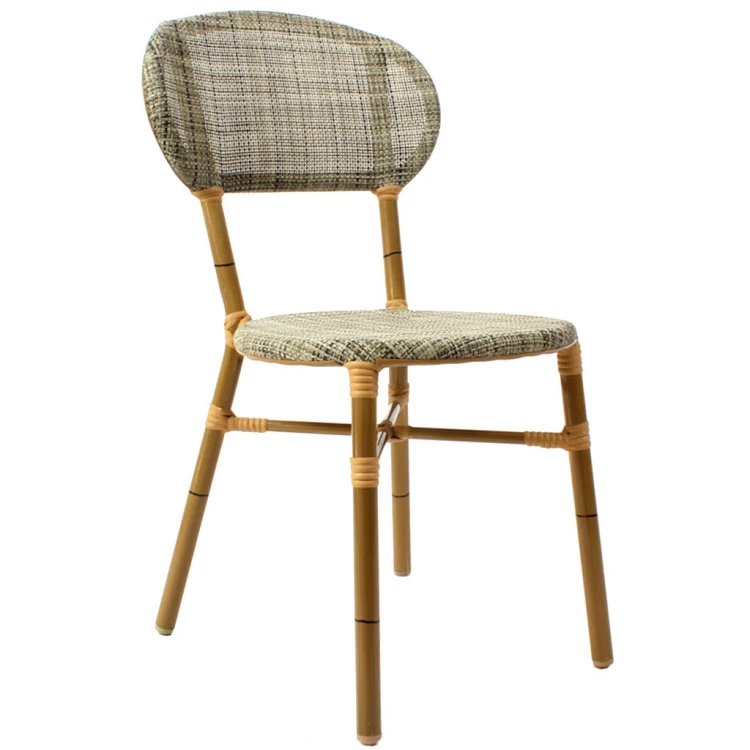 Sechman bamboo look rattan chair