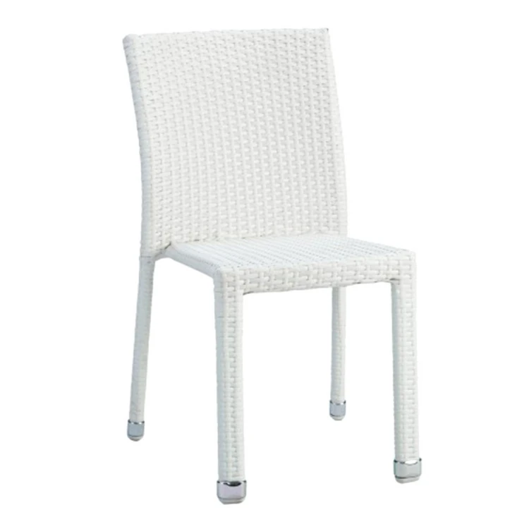 Solo Armless Rattan Chair