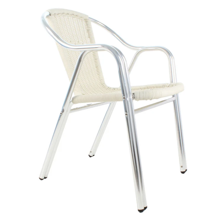 Gardenia aluminum chair white