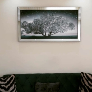 Tree of Life Painting with Mirror Frame