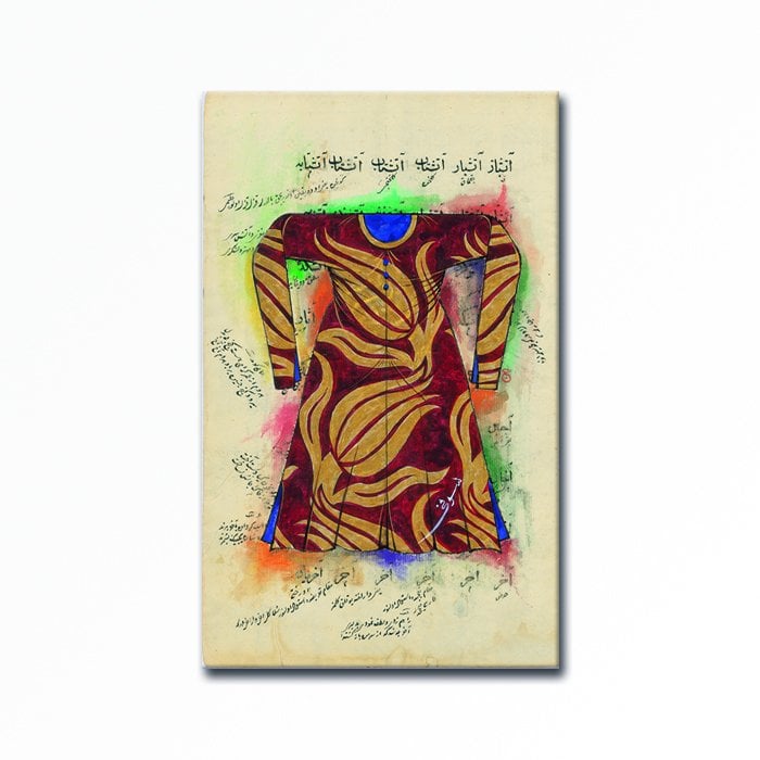 Embossed Kaftan Painting