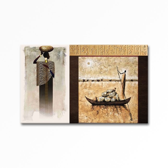 Embossed African Women 1 Painting