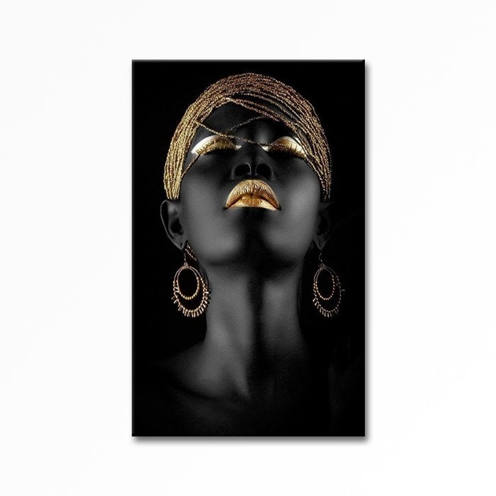 Embossed Black Painting