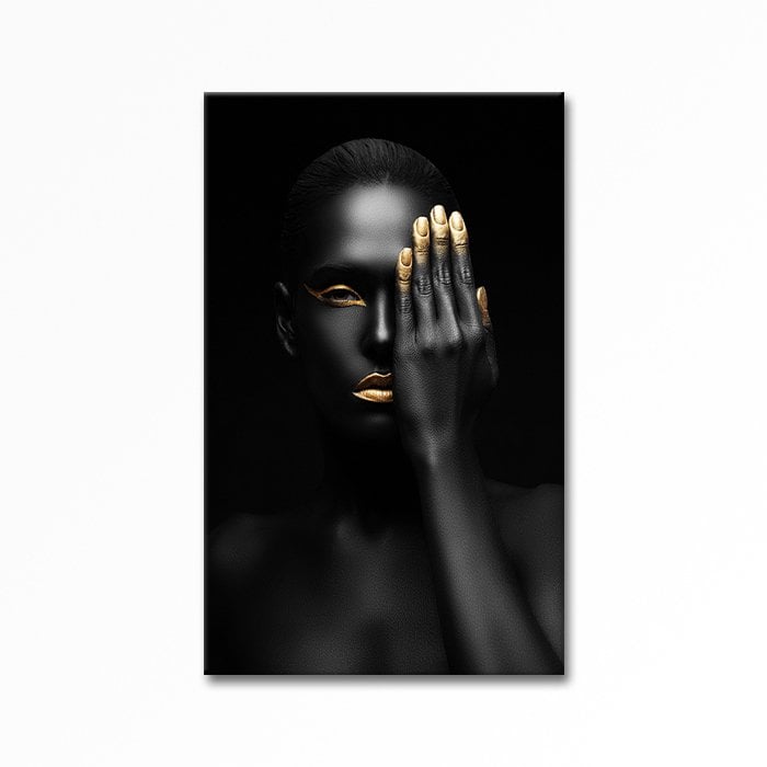 Embossed Black 9 Paintings