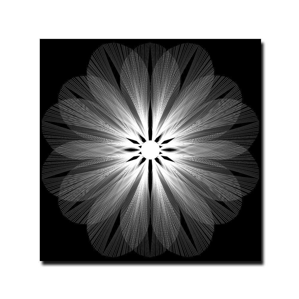 Embossed Abstract Flower Painting