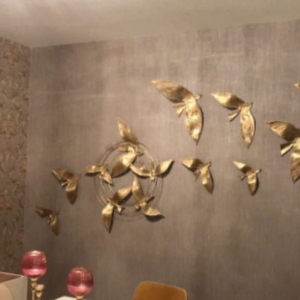 BIRDS PANEL 13 LU GOLD