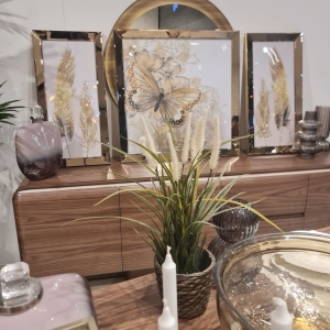 Mirror Framed Butterfly 3 Piece Set