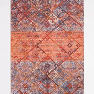 Louis Casa Capella 5023A Decorative Ethnic Pattern Thin Colored Rug 120x180 2.16 m2