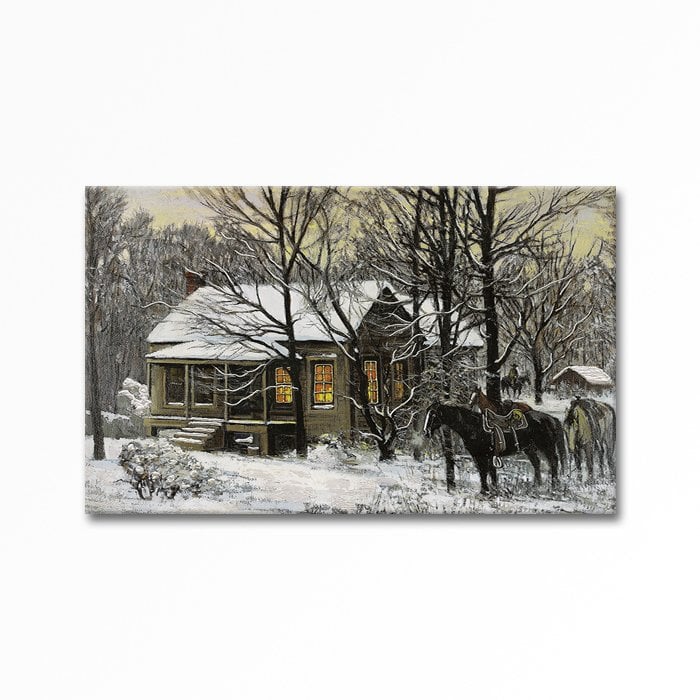 Embossed Winter Painting