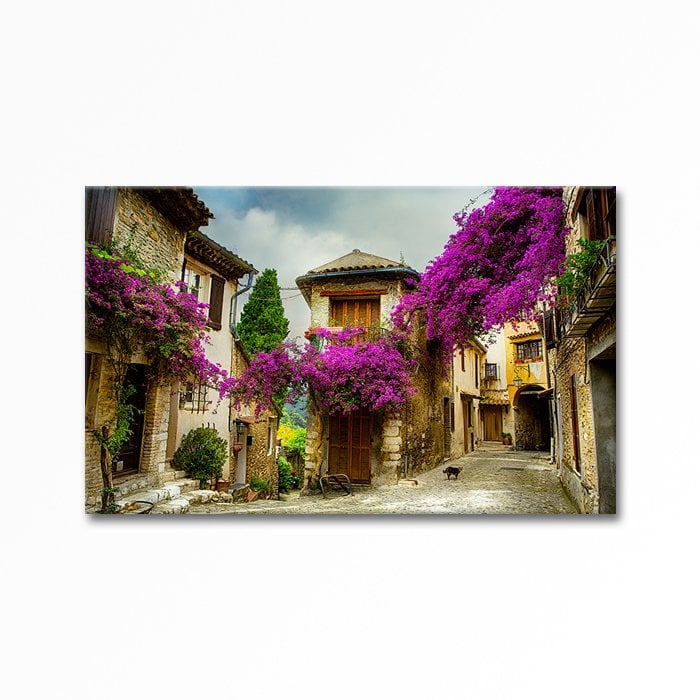Embossed Floral Street Painting