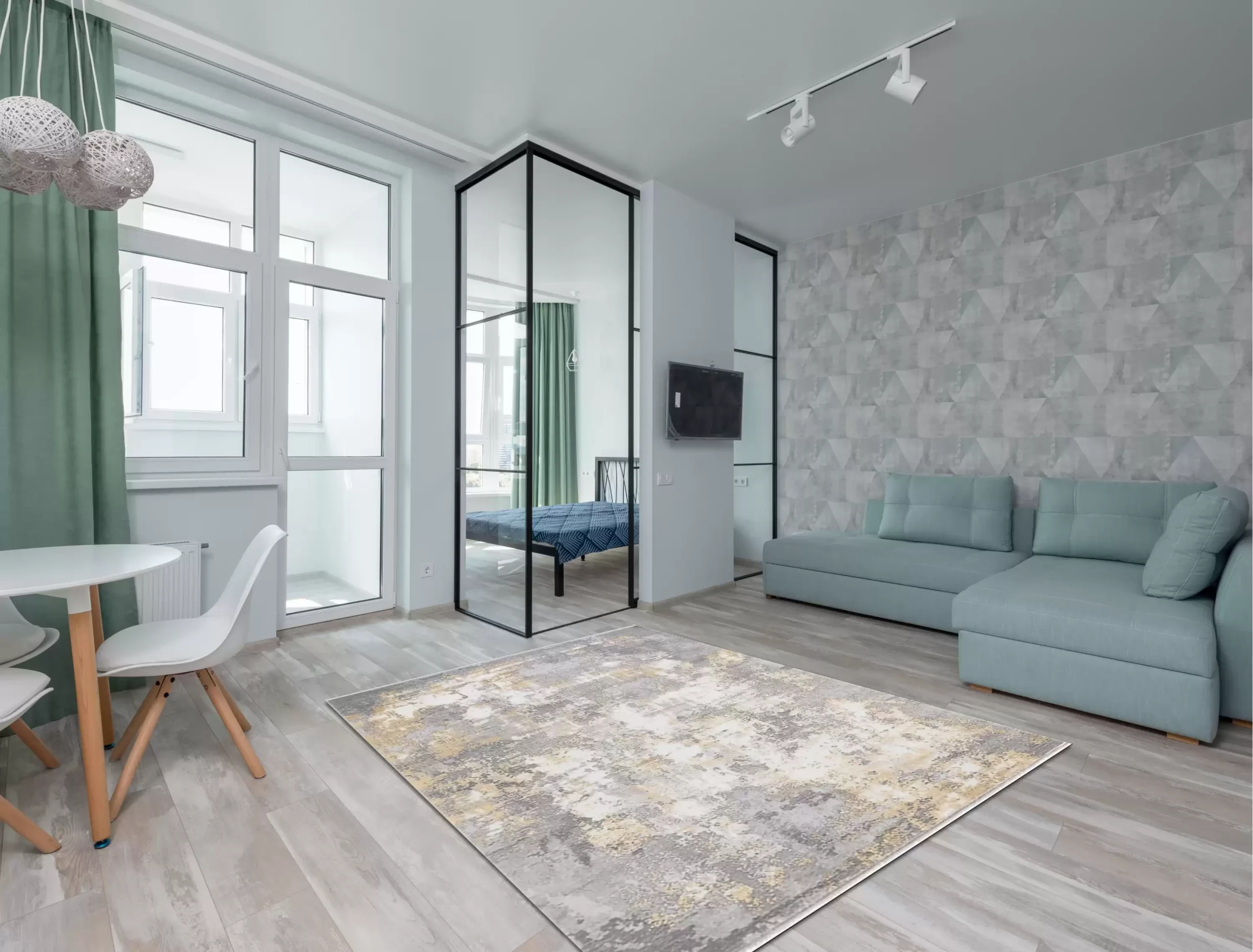 Merinos Therapy 19126 95 Modern Acrylic Living Room Carpet - Image 3