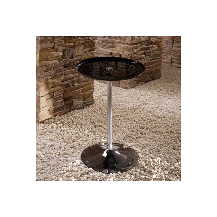 Finike Round Plexiglass Side Table - Image 3